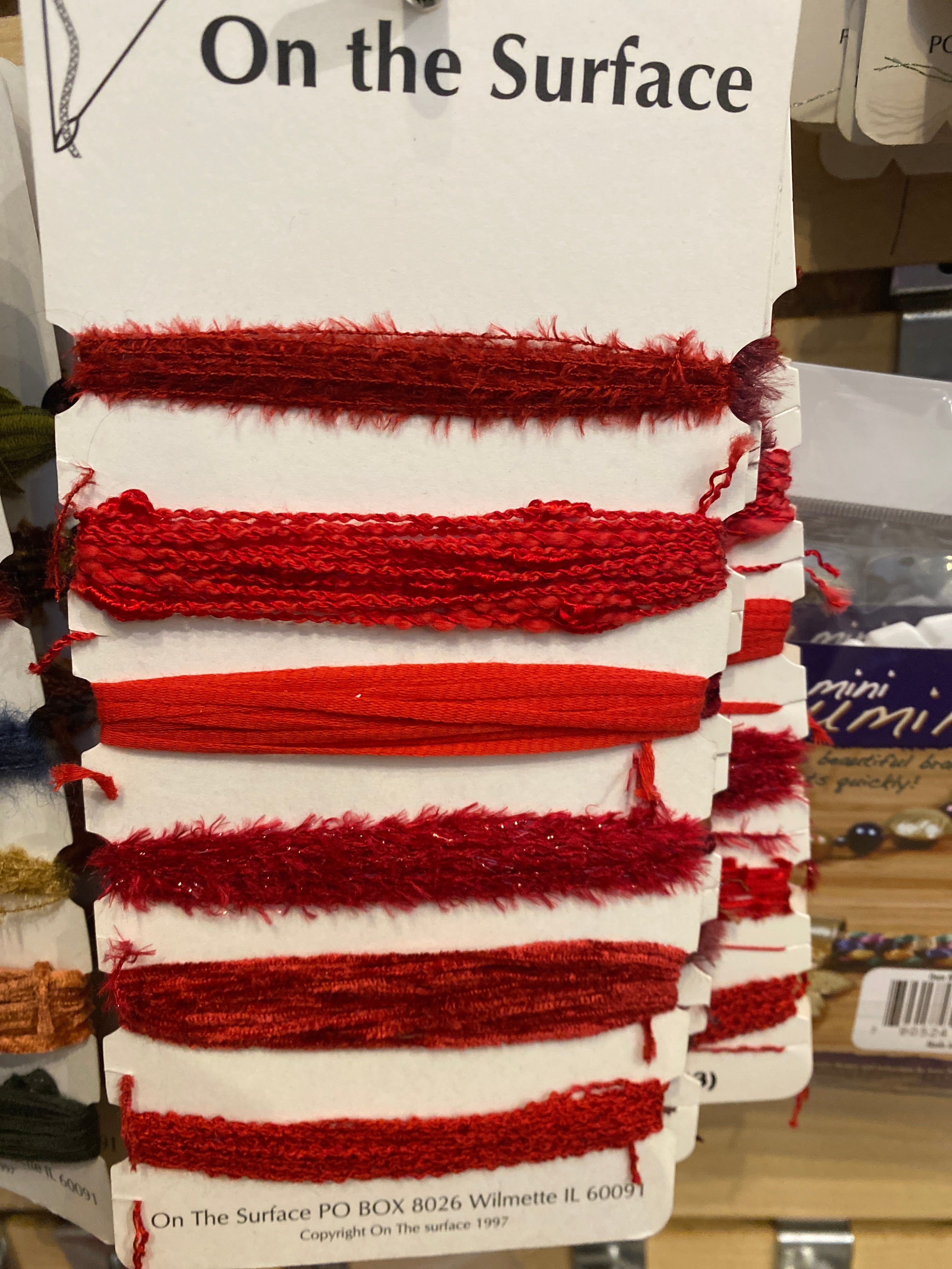 On the surface embellishments for the fiber artists