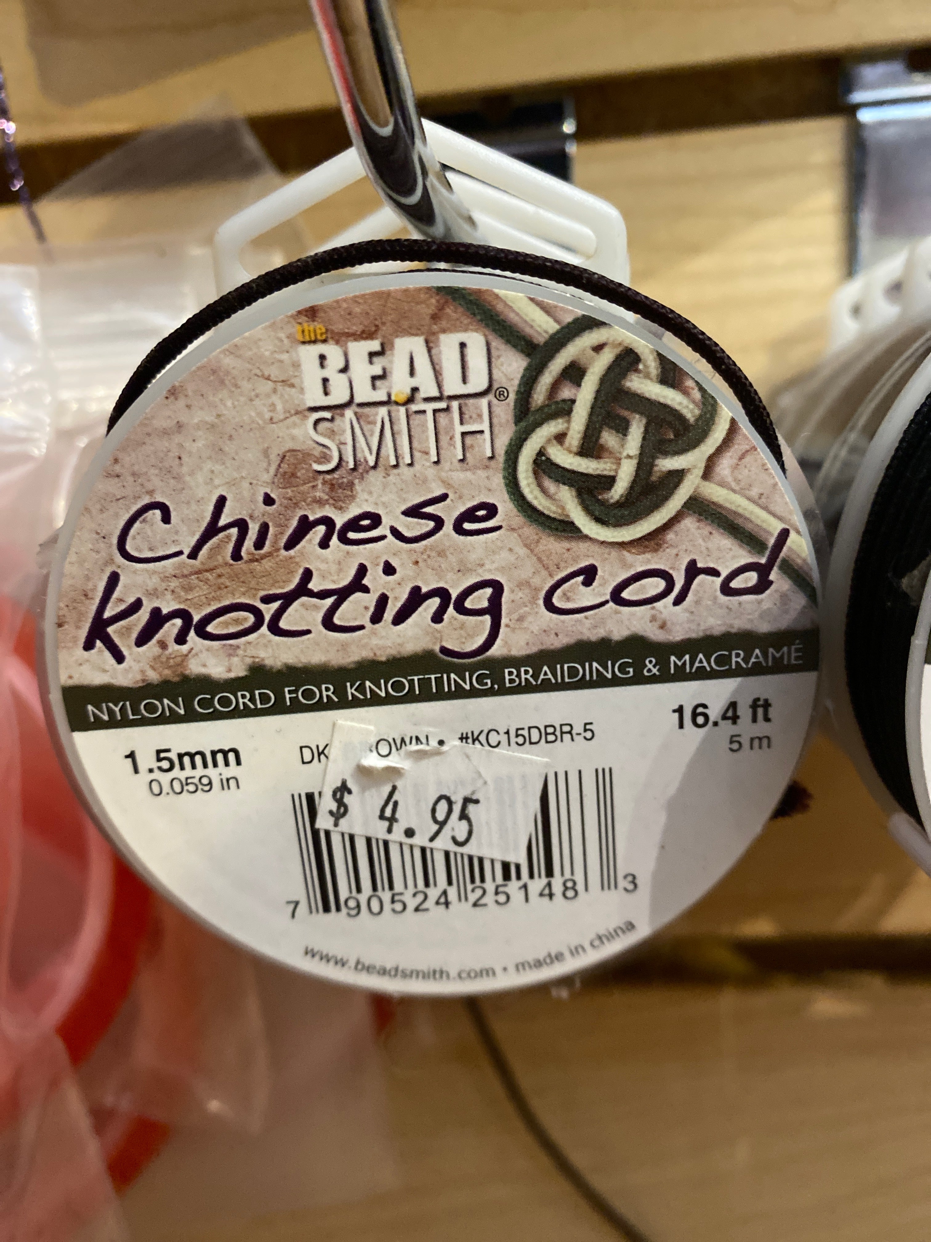 Chinese knotting cord