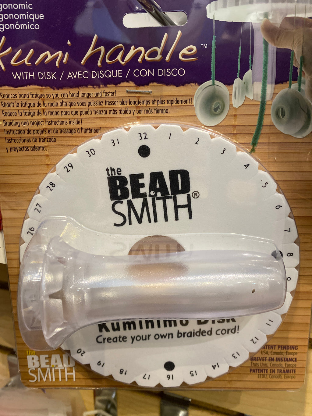 Kumi handle and kumihimo disk by The Beadsmith