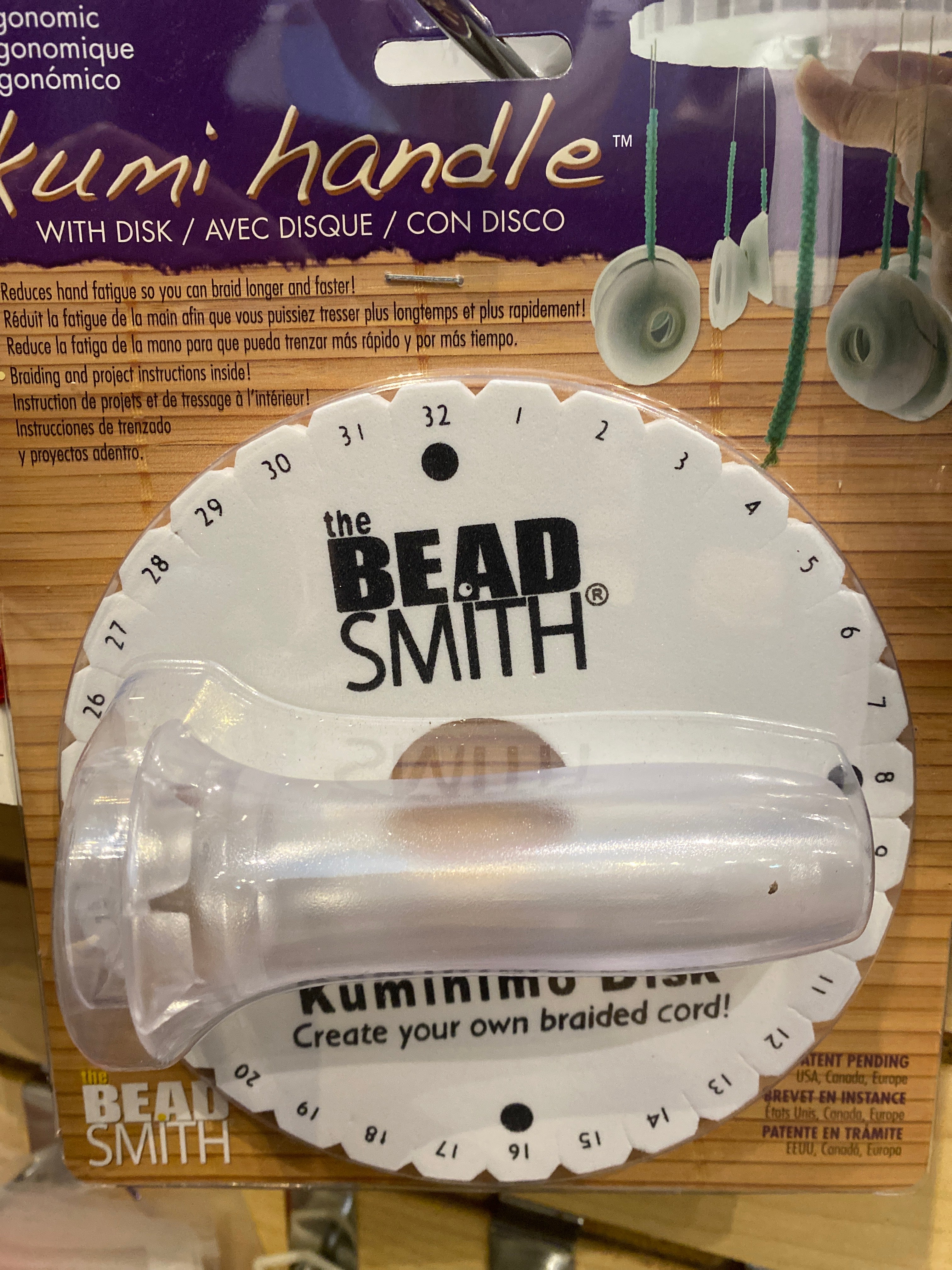 Kumi handle and kumihimo disk by The Beadsmith
