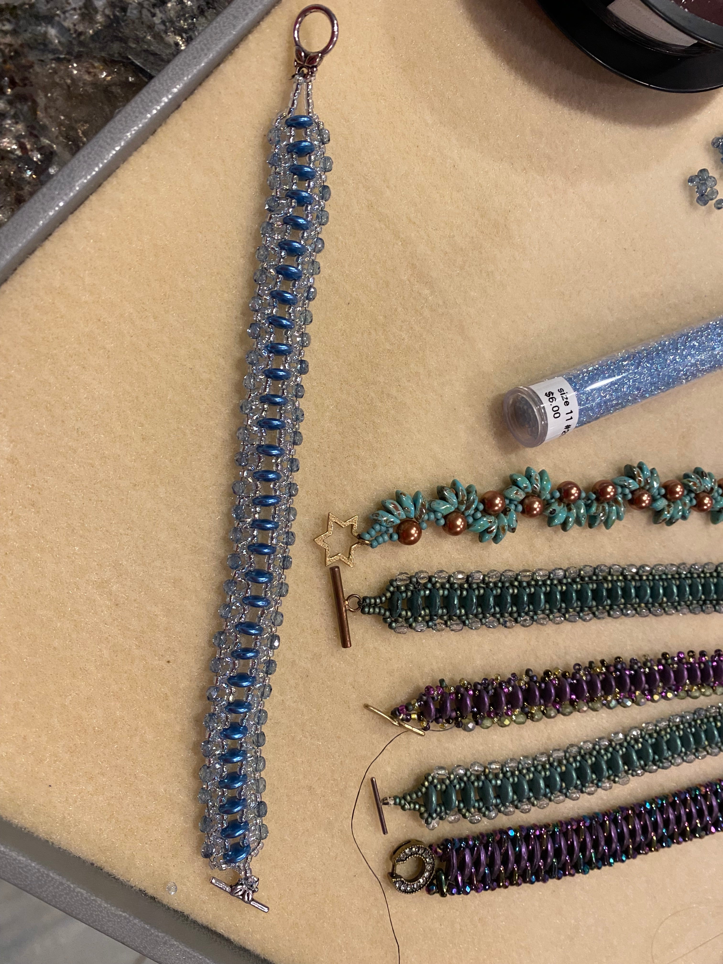 Beaded bracelet kit: Just Rollin' Along by TrendSetters