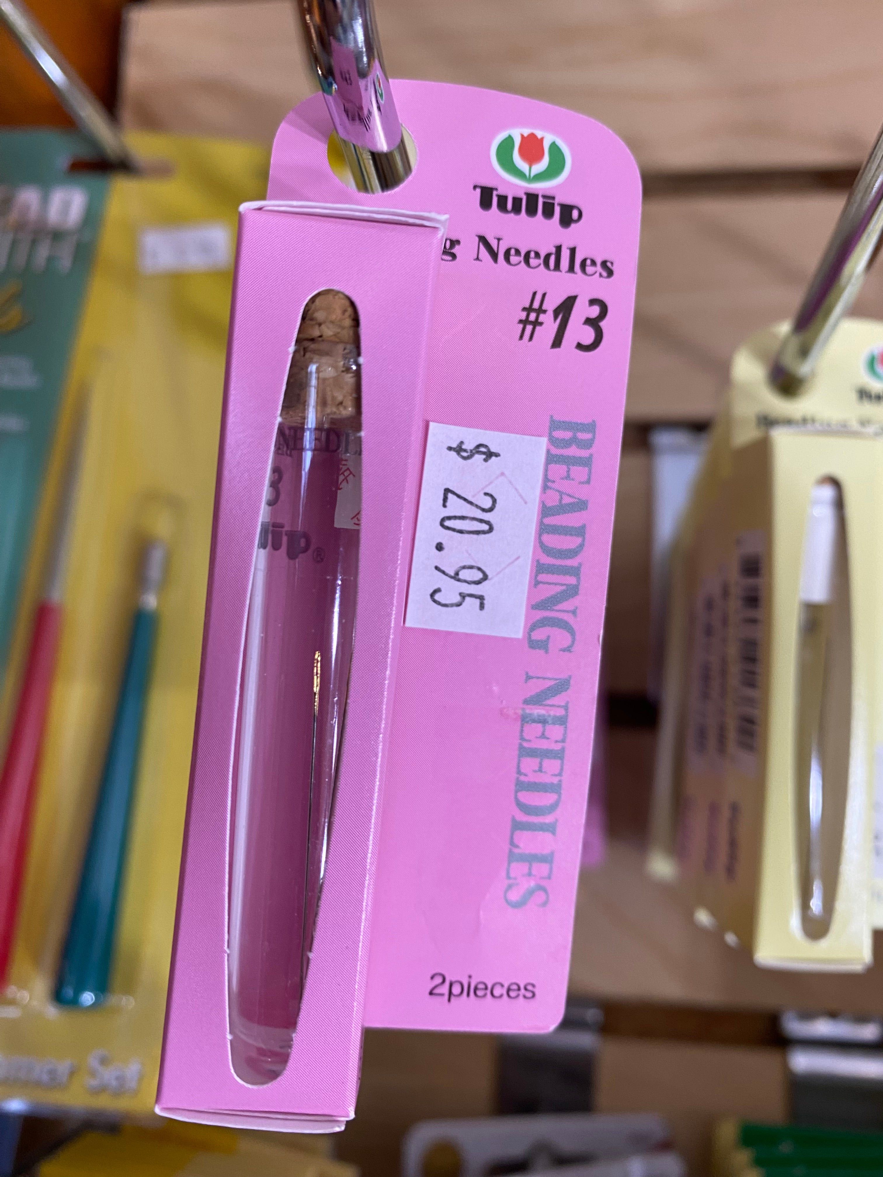 Tulip Beading Needles Size #13 35x0.3mm - 2 Needles