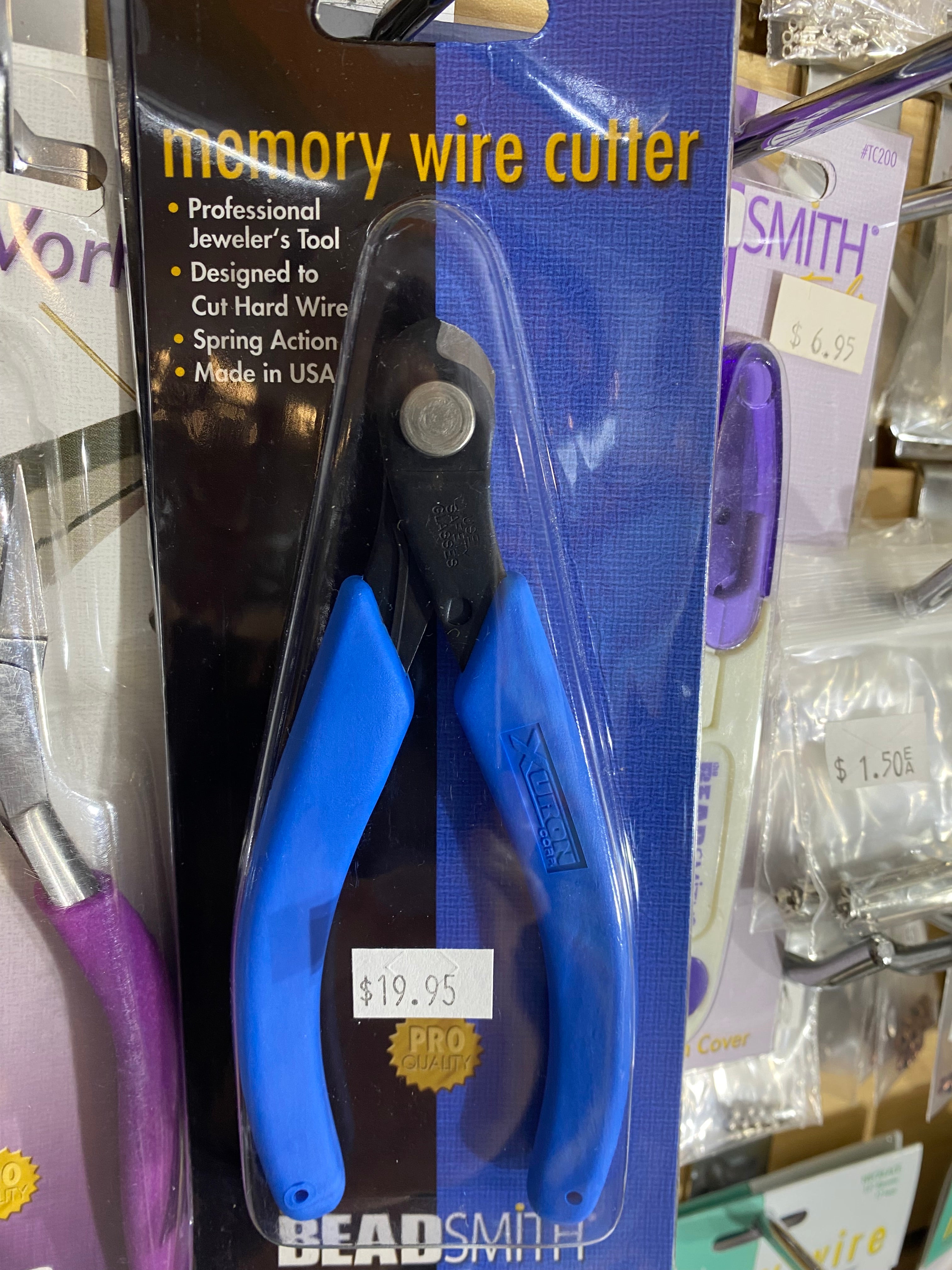 The Beadsmith Hi-Tech Memory-Wire Cutters, Wire-Cutting Pliers, Jewelry Making Supplies