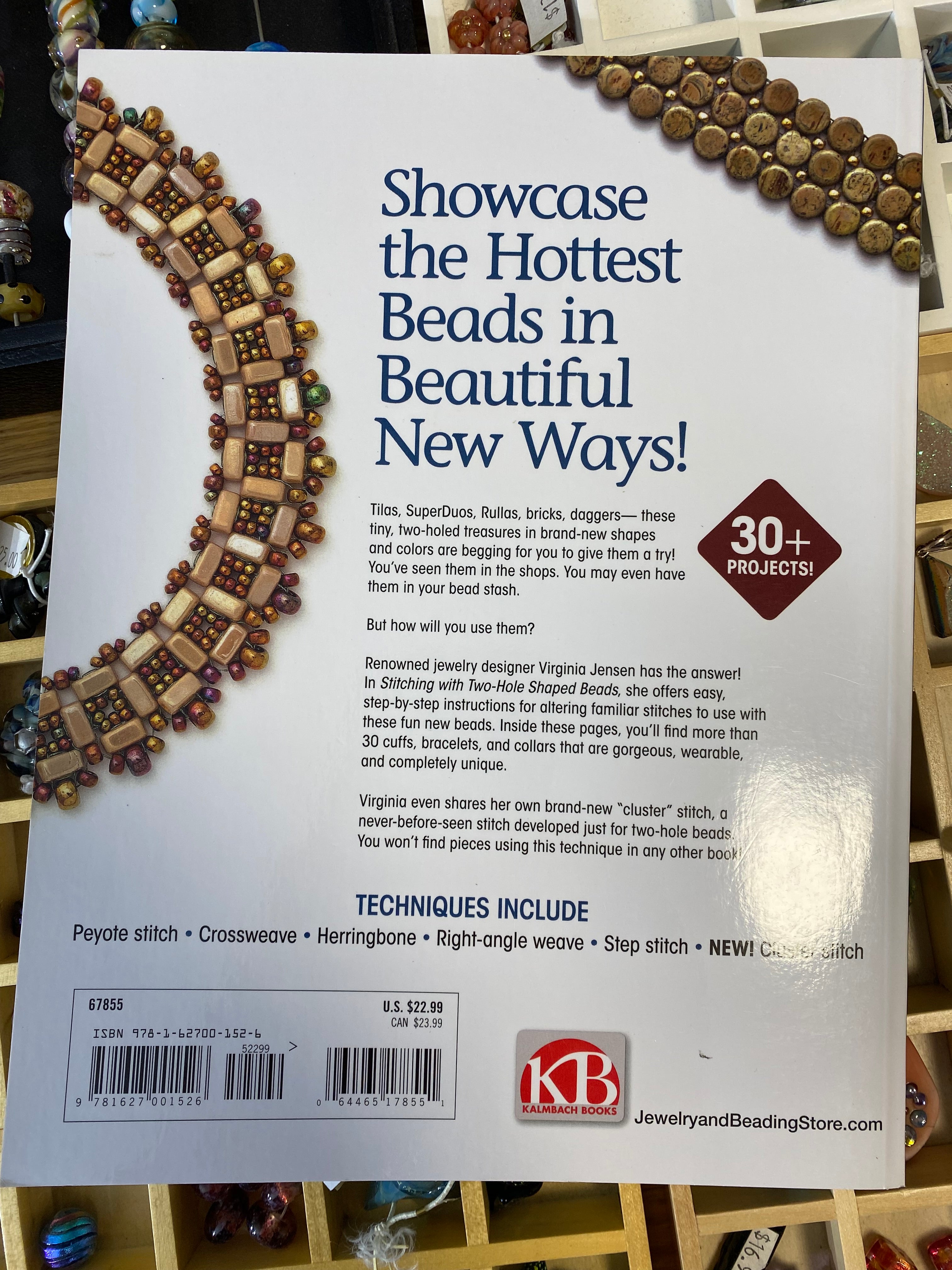 Stitching with Two-Hole Shaped Beads