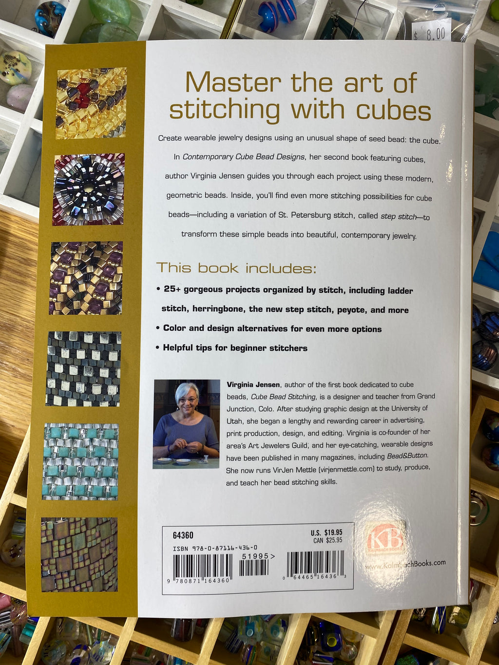 Contemporary Cube Bead Designs by Virginia Jensen