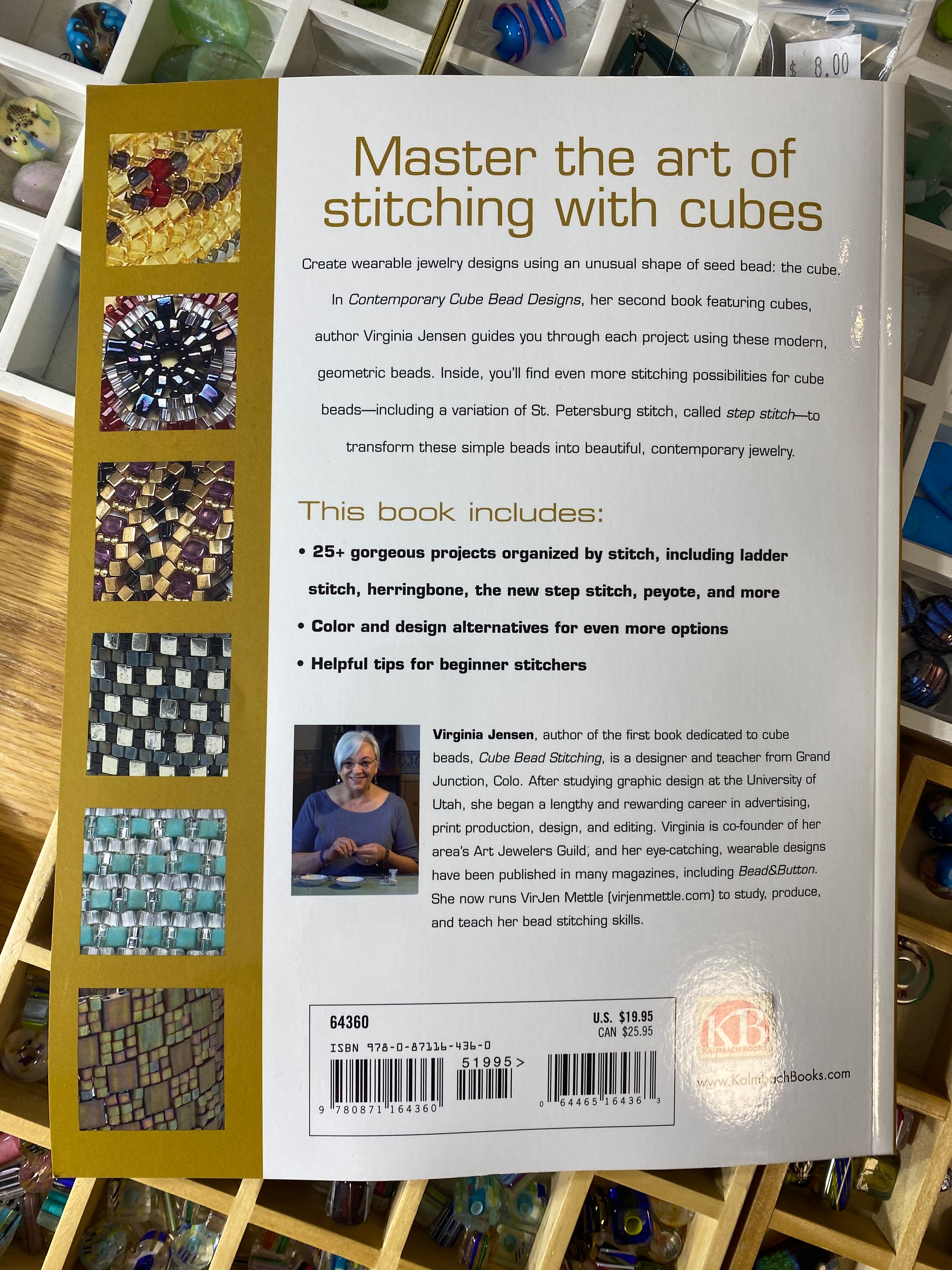 Contemporary Cube Bead Designs by Virginia Jensen