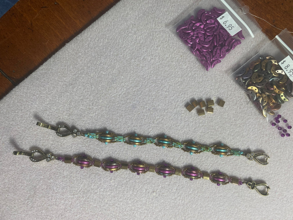Beaded kit 13: EGYPTIAN CRESCENT bracelet