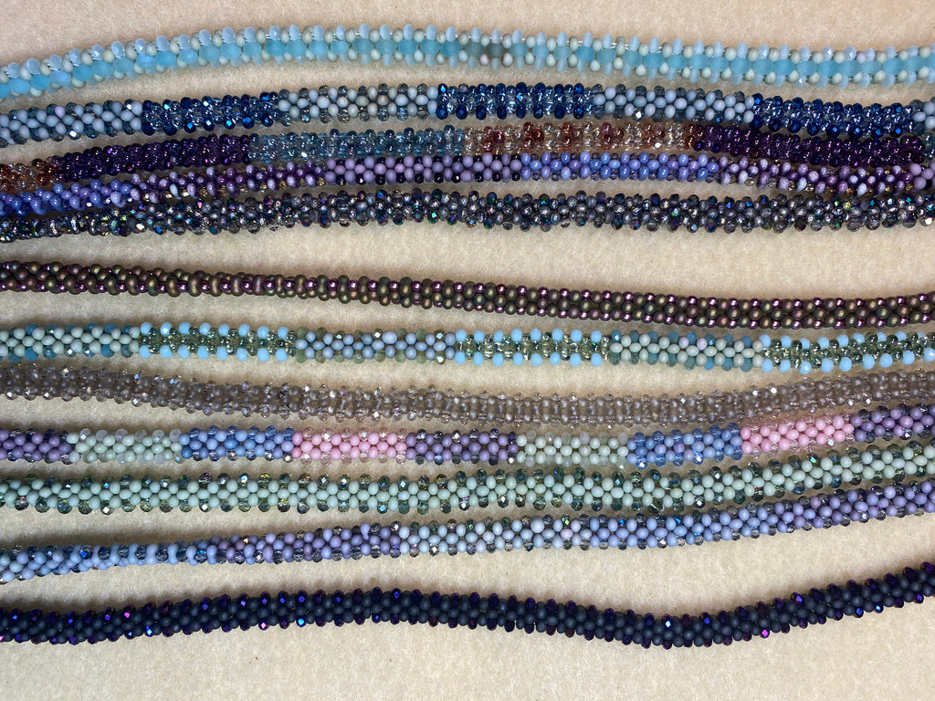 Beaded kit 5: PEANUT WRAP bracelet or necklace