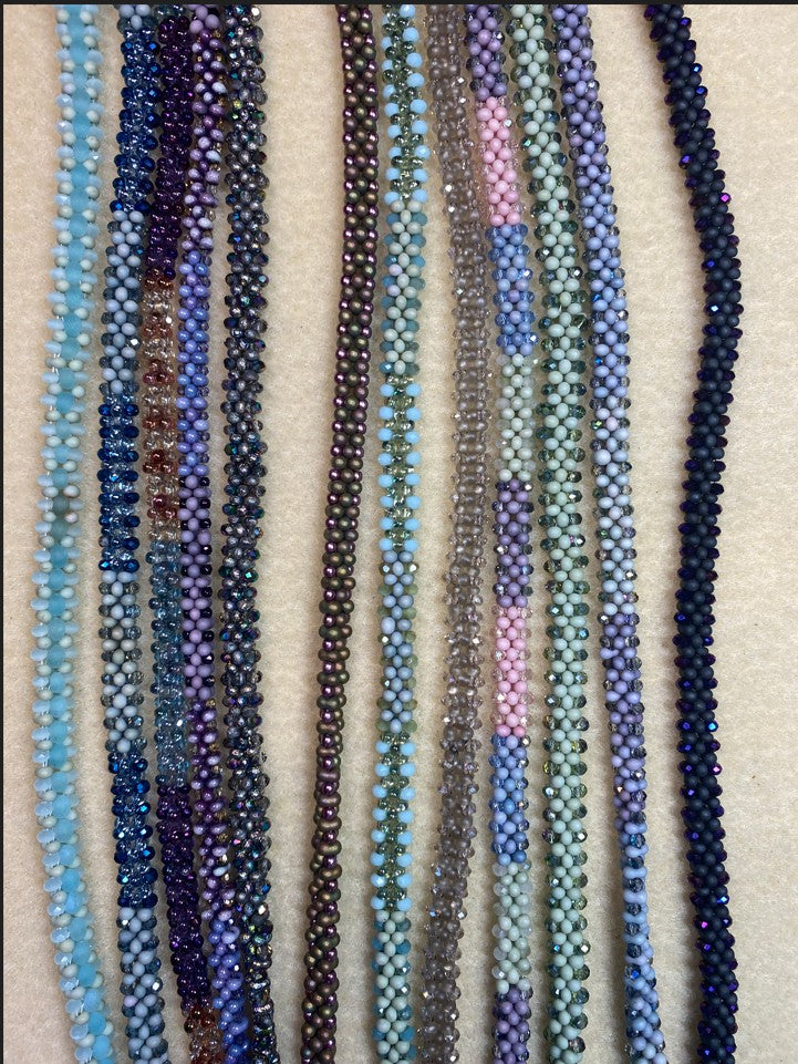 Beaded kit 5: PEANUT WRAP bracelet or necklace