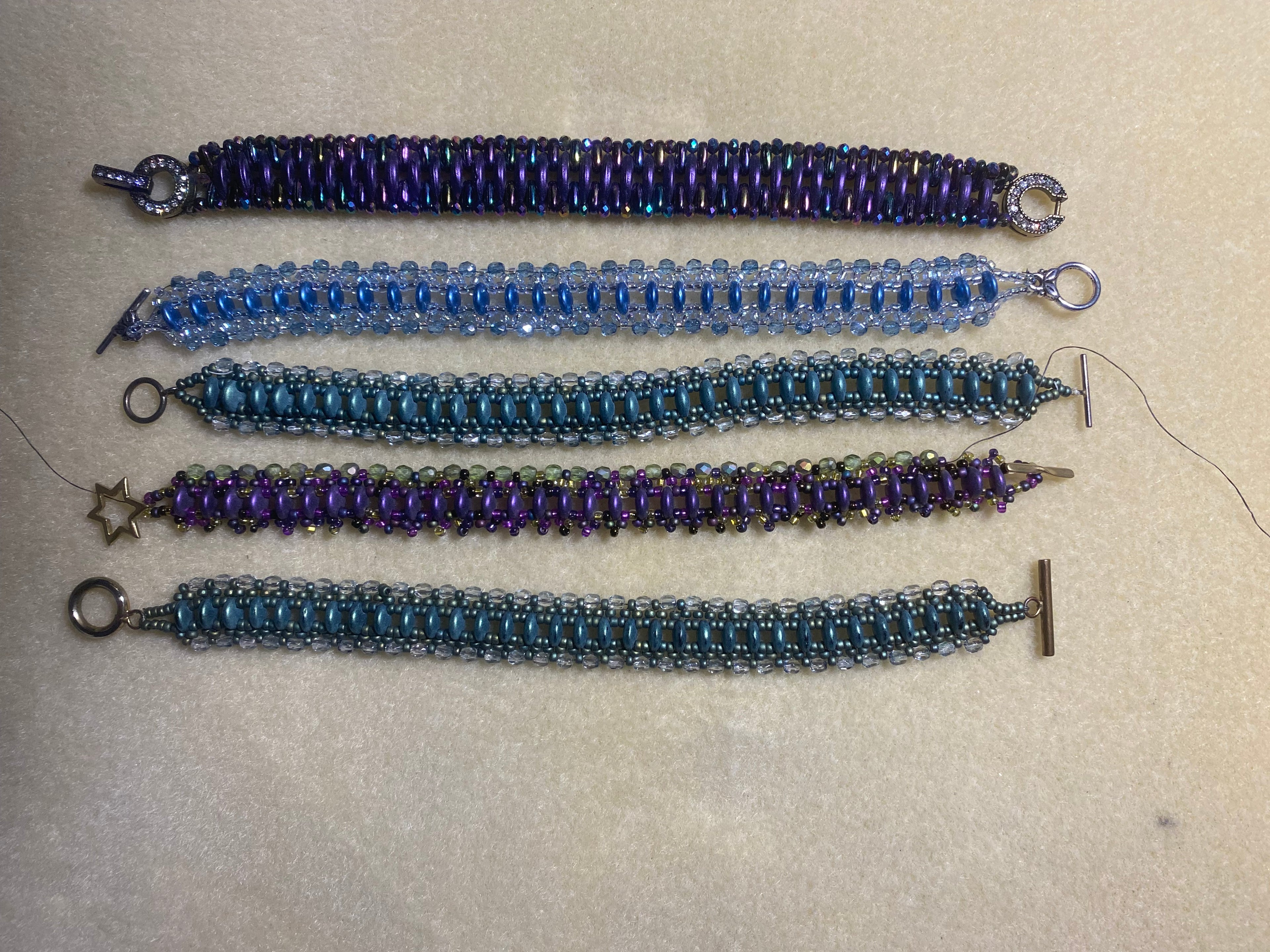 Beaded bracelet kit: Just Rollin' Along by TrendSetters